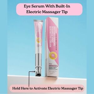 SkinAwake Wrinkle-Free Eye Serum Cream w/ Electric Massager | 99% Snail Filtrate